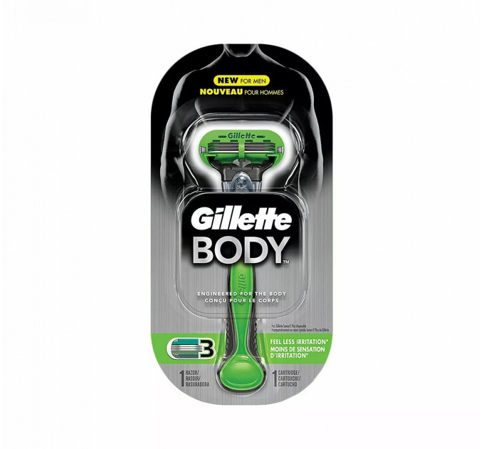 Бритва Gillette Body Razor Disposables з трьома лезами 1 шт