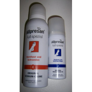 Набір для догляду за ногами ALLPRESAN Fuß Spezial Крем-піна для стоп ніг