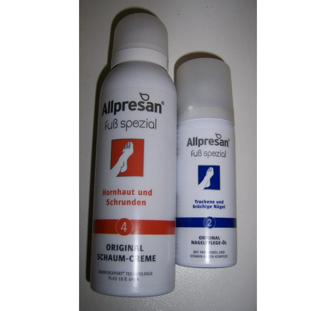 Набір для догляду за ногами ALLPRESAN Fuß Spezial Крем-піна для стоп ніг
