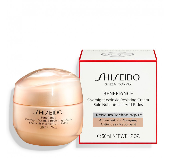 Нічний крем для обличчя Shiseido Benefiance Overnight Wrinkle Resisting Cream 50 мл