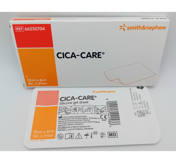 Силіконовий пластир Cica Care 12х15 см – ефективний засіб для догляду за шрамами.