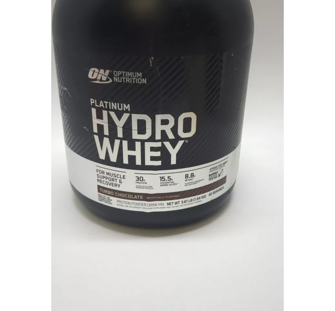 Протеиновая смесь Optimum Nutrition Platinum Hydro Whey с какао-порошком 1.64 кг 