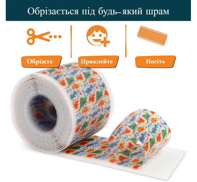 Дитячий силіконовий пластир для загоєння шрамів і рубців Nuvadermis 4х300см