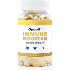 Вітаміни для покращення імунної системи та антиоксидантного захисту Zen Nutrients Onco-V Immune Booster 60 капсул