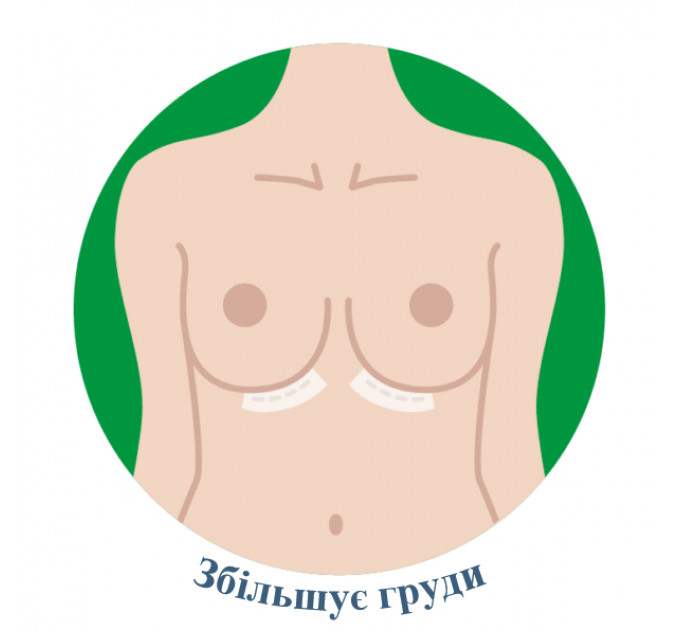 Медичні силіконові пластирі Improscar Patch для збільшення грудей і лікування рубців і шрамів