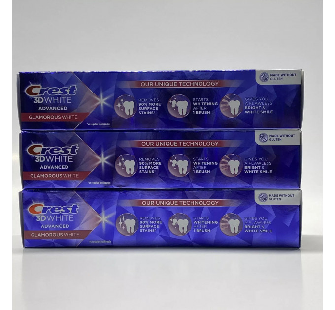 Відбілювальна зубна паста Crest 3D White Advanced Glamorous 107г