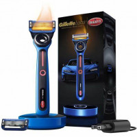 Подарочный лимитированный набор Gillette Bugatti heated razor бритвенный станок с подогревом + кейс + машинка + ручка