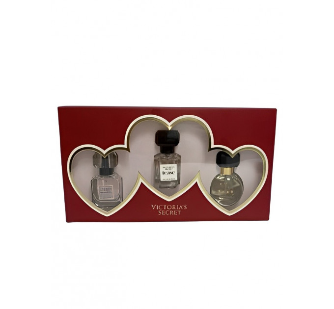 Жіночий подарунковий набір парфумів Deluxe Mini Fragrance Trio Victoria's Secret 3х7.5мл
