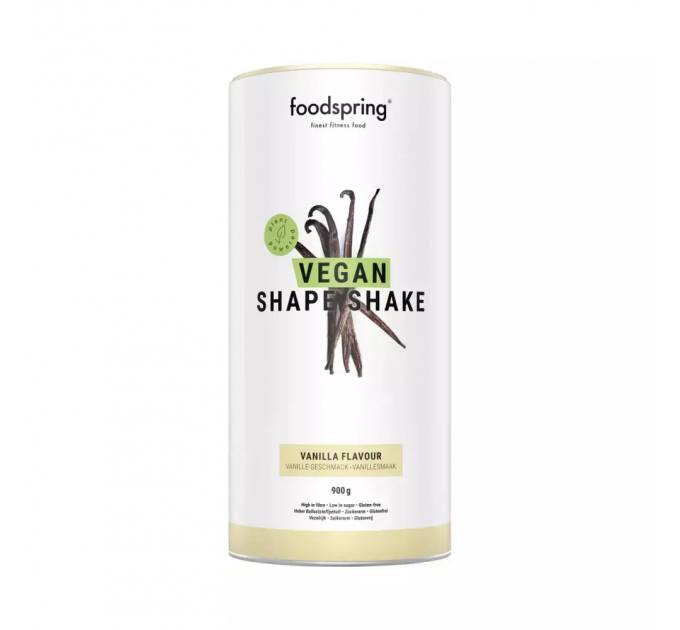 Протеїнова суміш Foodspring Vegan Shape Shake з ванільним смаком 900 г 