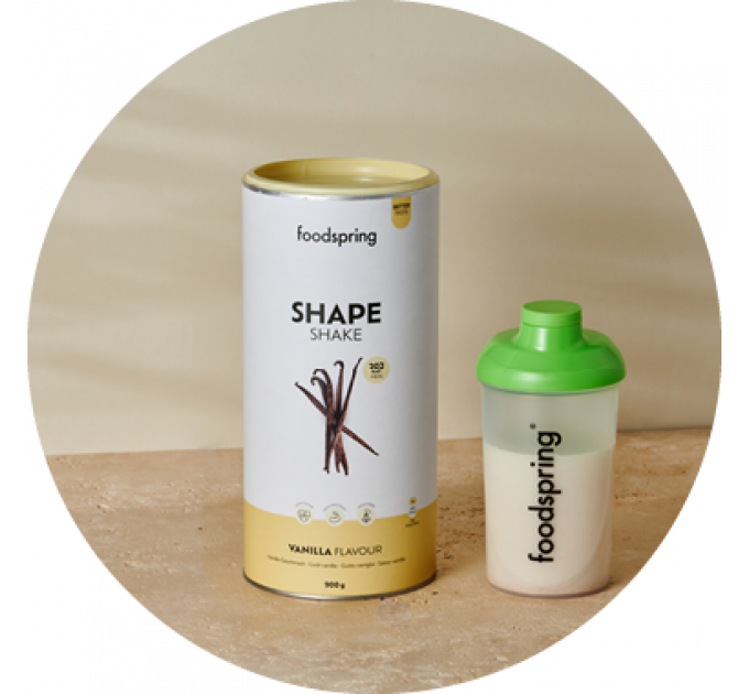 Протеїнова суміш Foodspring Vegan Shape Shake з ванільним смаком 900 г 