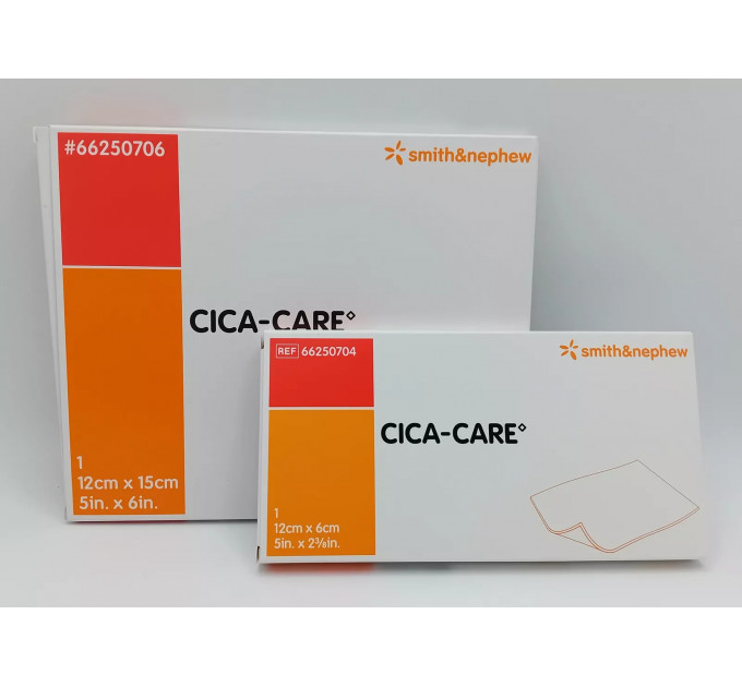 Силіконовий пластир Cica Care 12х15 см – ефективний засіб для догляду за шрамами.