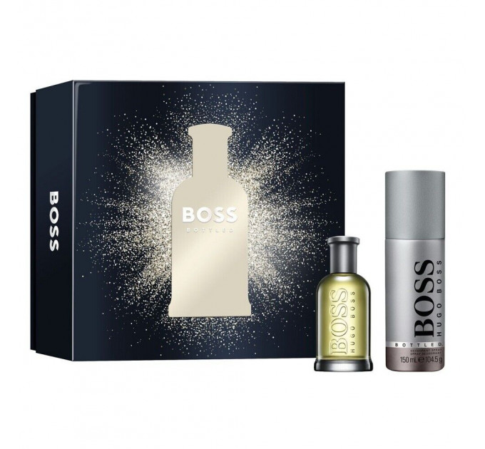 Подарунковий набір для чоловіків Hugo Boss Boss Bottled Парфумерна вода 50 мл Дезодорант-спрей 150 мл