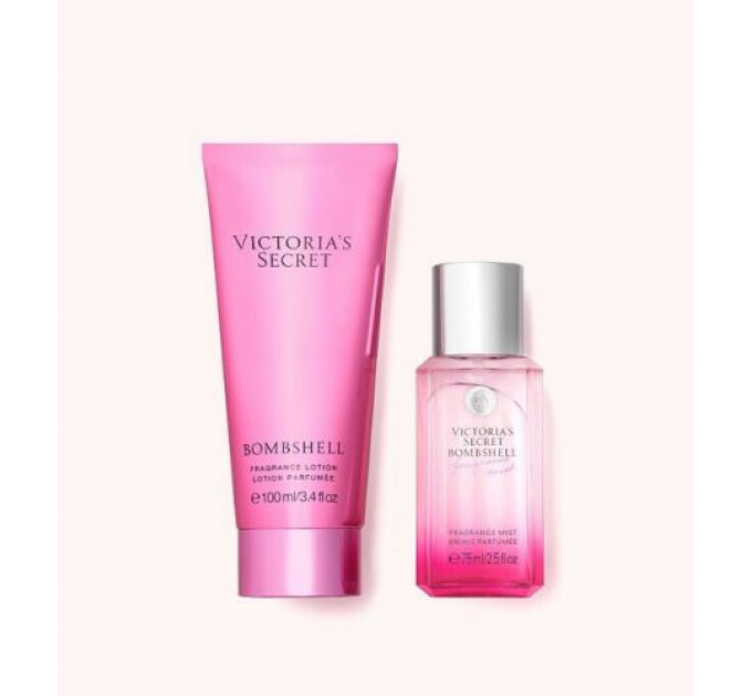 Подарочный набор Victoria's Secret BOMBSHELL Mini Fragrance Body Mist & Lotion Gift Set (2 предмета)